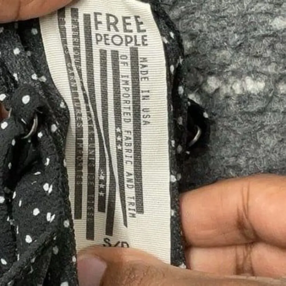 Free people polka dot ruffle wrap mini dress - Image 5