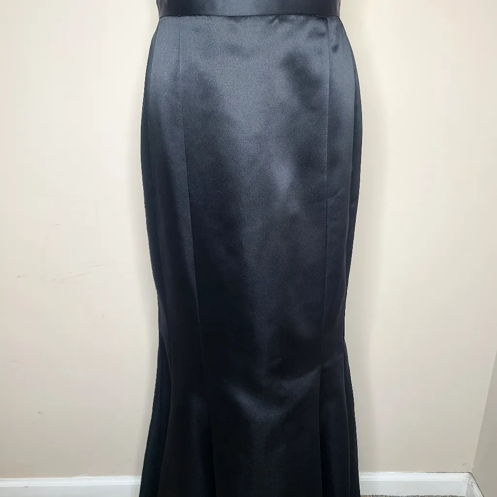 Caché Black Fit‎ And Flare Maxi Skirt Size 4 - Image 3