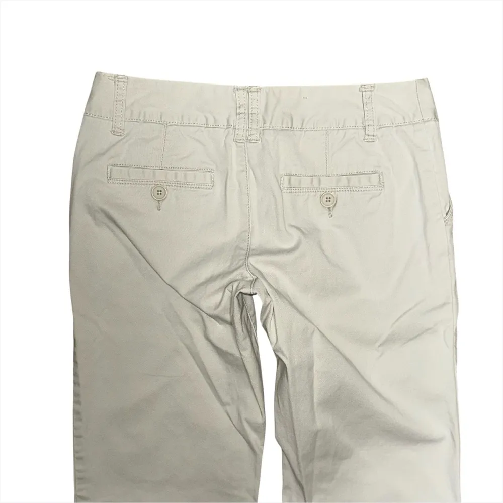 Y2K Mossimo Supply Co Boot Cut Light Khaki Pants Juniors 5 Low Rise VTG 29x31.5 Tan Size undefined - Image 5