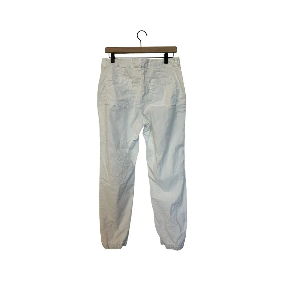 Frank and Eileen Jameson Utility Jogger White Linen Size 8 - Image 5