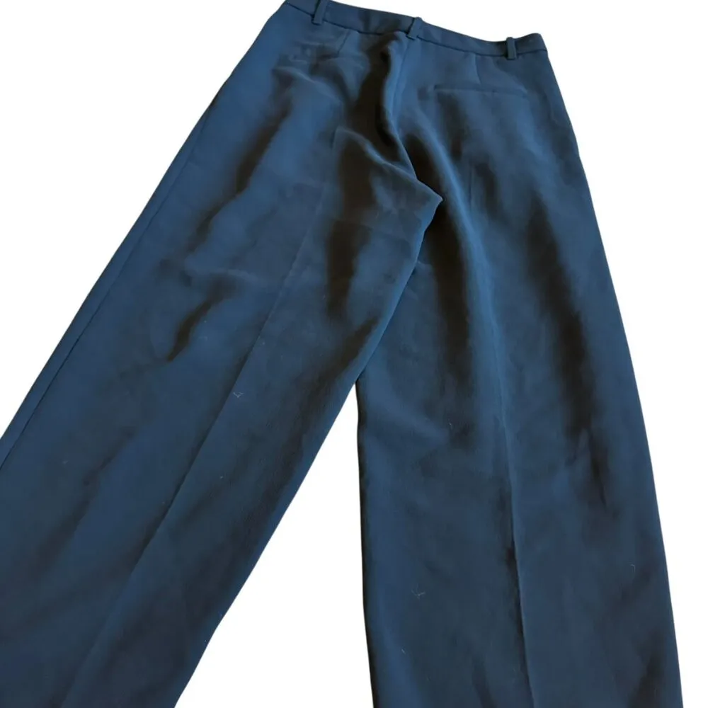 Wilfred Aritzia Black Slacks Trousers Pants Front Back Pleat Size 8 Women's - Image 9