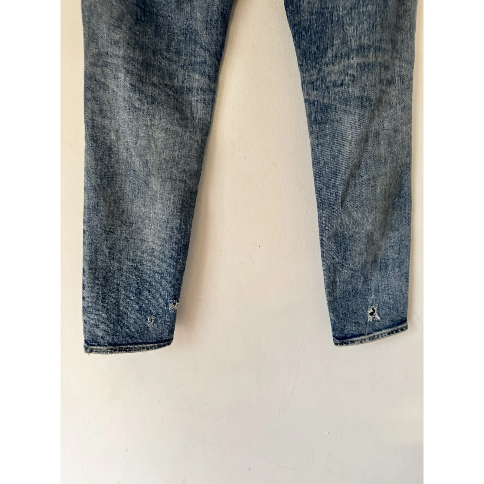 Mousy Vintage Distressed Skinny Jeans Made In Japan Women’s Size 25 Blue - Image 7