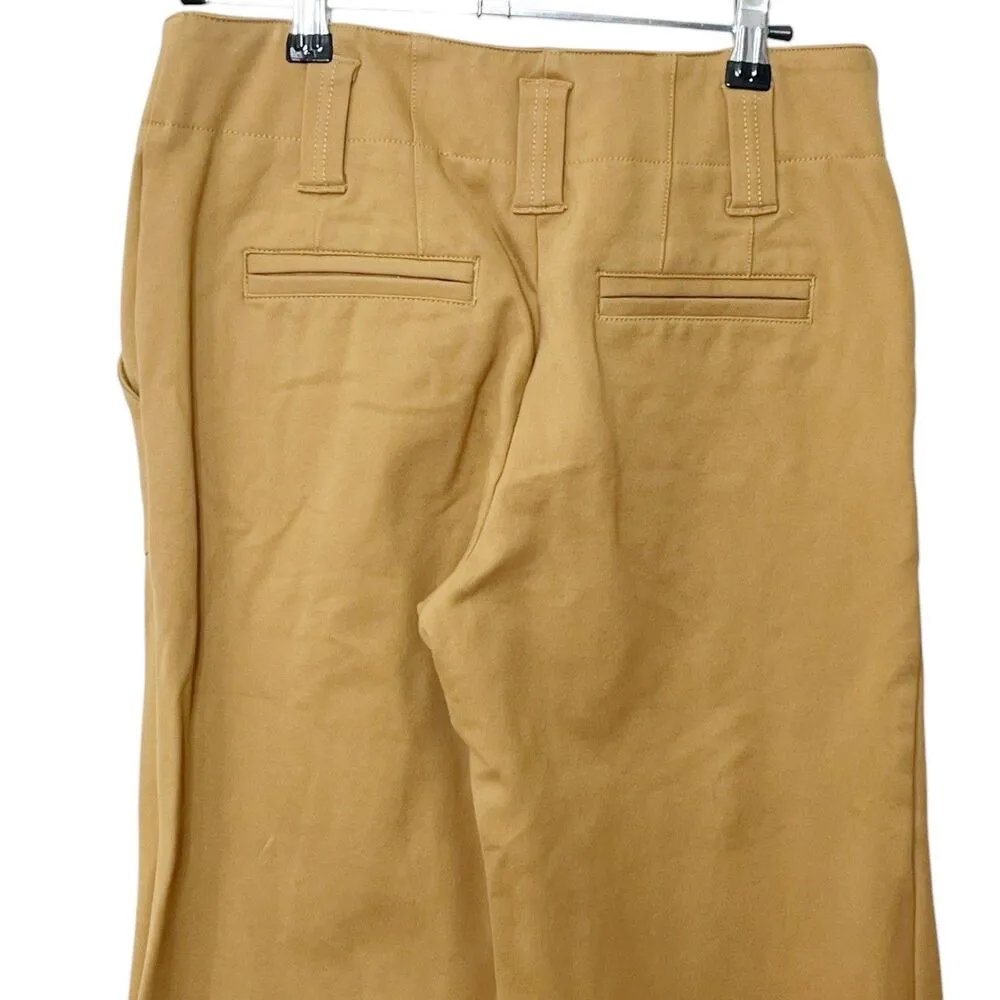 Maeve The Naomi Ponte Wide-Leg Flare Pants Women’s Size 4P Brown - Image 7