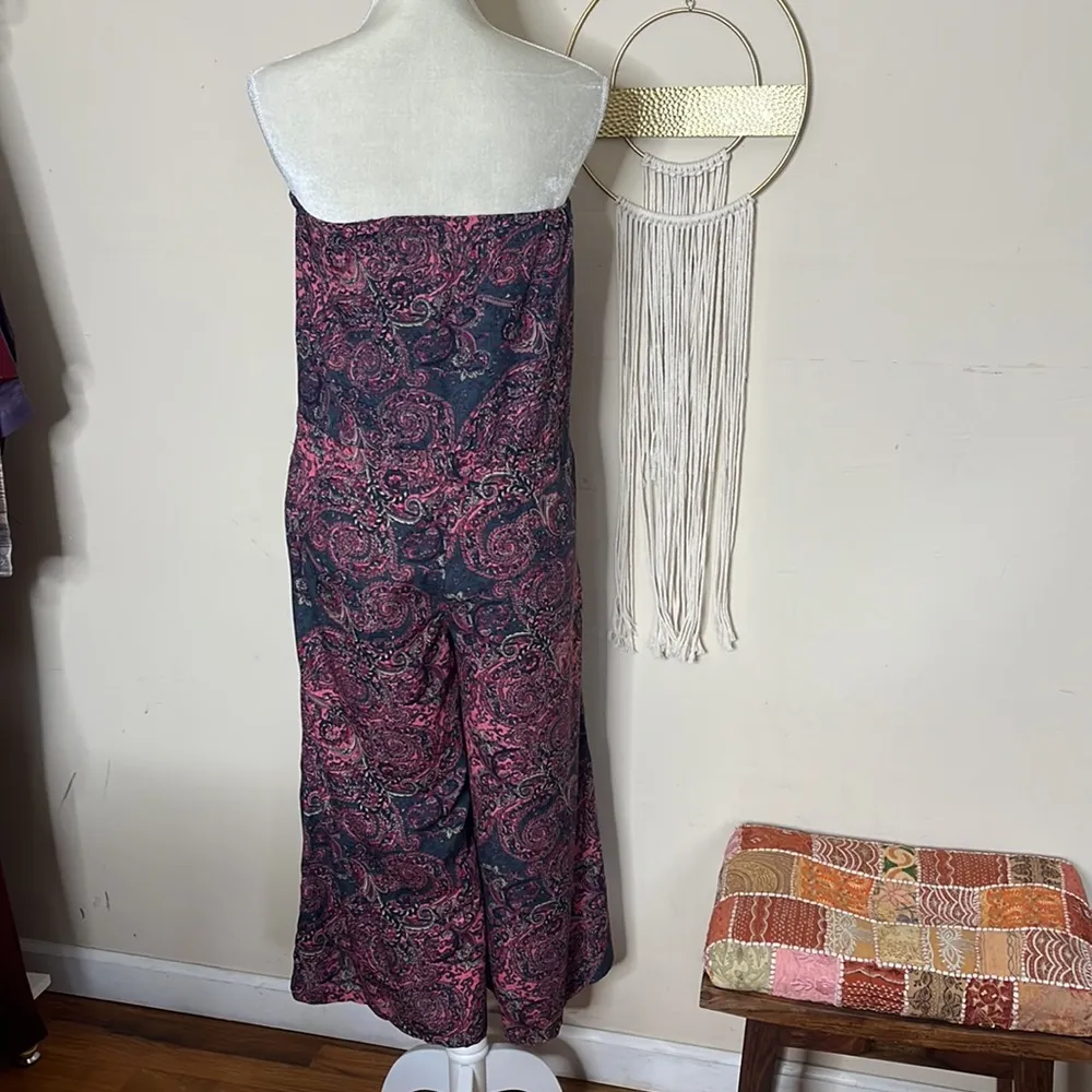Elan • strapless paisley wide leg jumpsuit - Image 98