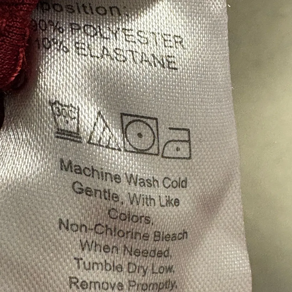 Unbranded Red Velvet Corset Crop Top Sz S - Image 4