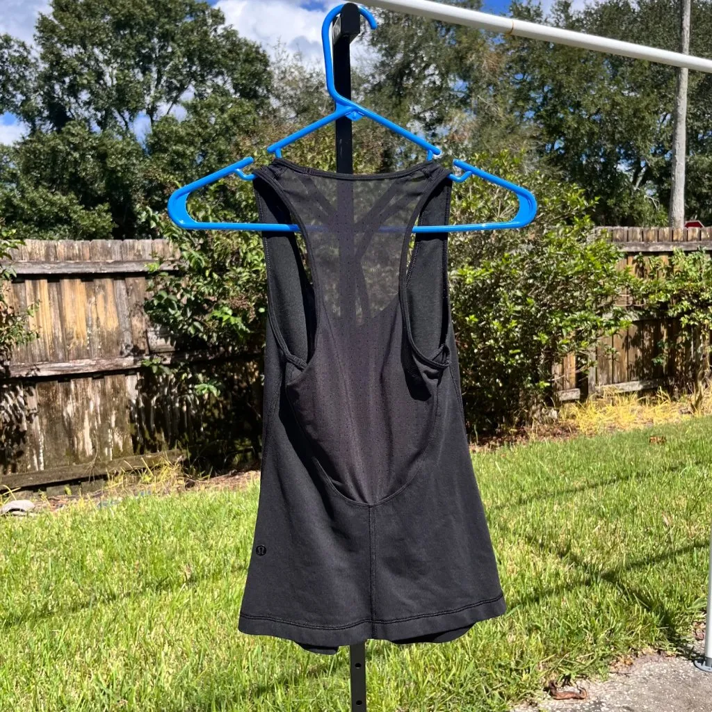 Lululemon Dance To Yoga Tank Top in Black Size 2 - Image 5