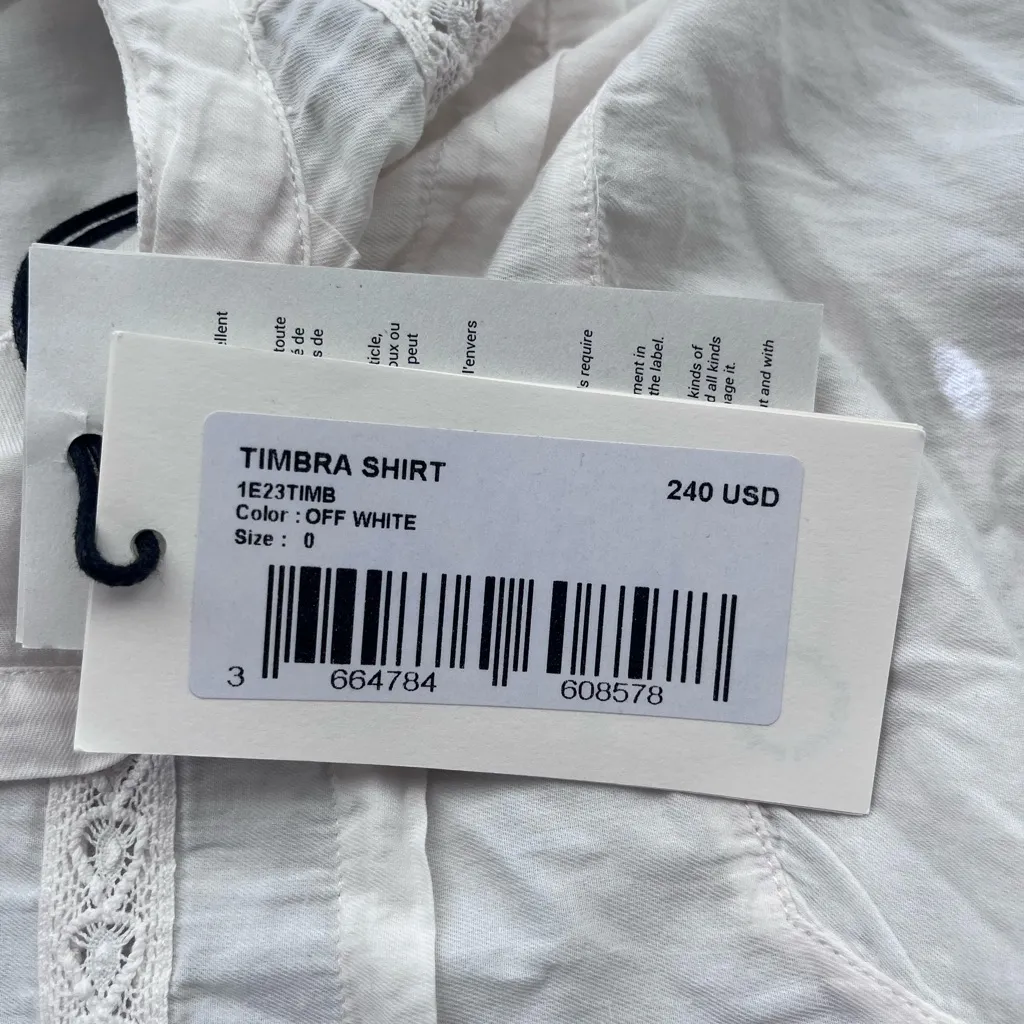 BASH‎ PARIS TIMBRA SHIRT size Xs - Image 5