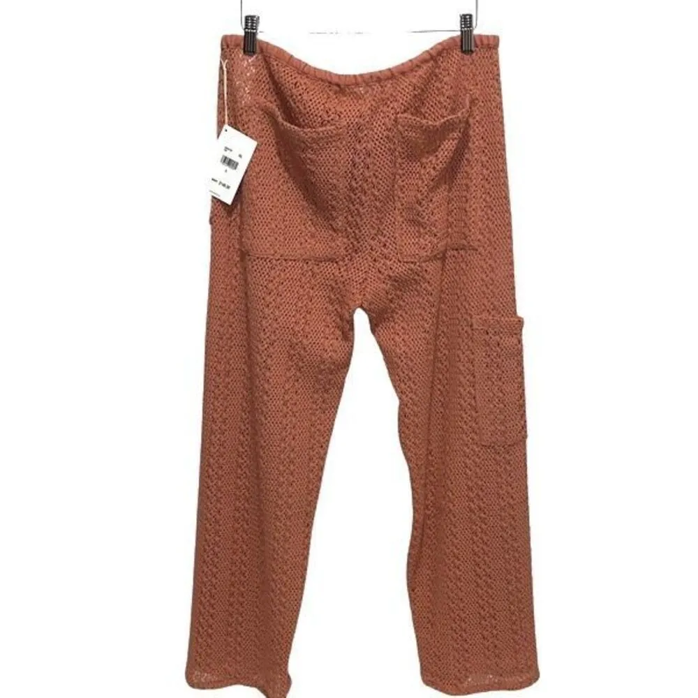Splendid Women's Finley Crochet‎ Cargo Pant Small NWT - Image 5