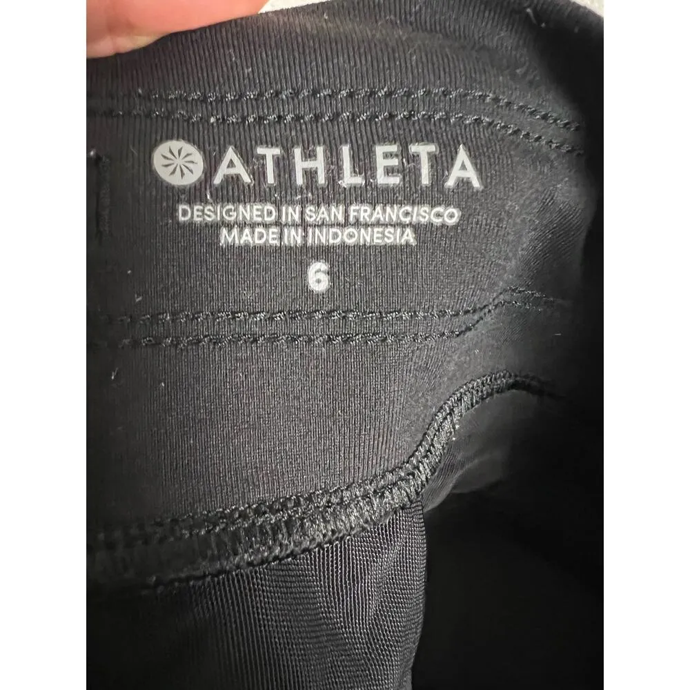 Athleta Trekkie North Black Hiking Athleisure Casual Jogger Pants Size 6 - Image 14