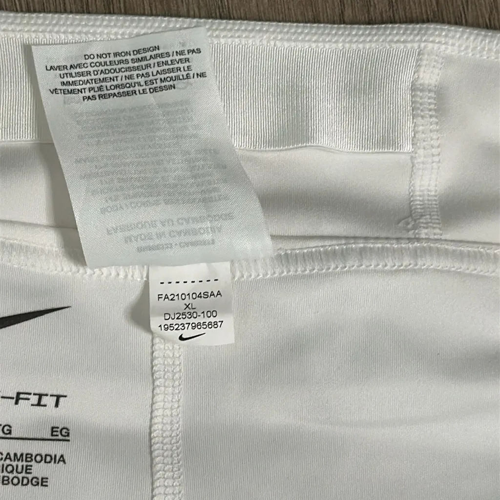 Nike Club Striped 14” Pocket Tennis Skirt Skort Red White Size‎ XL - Image 12