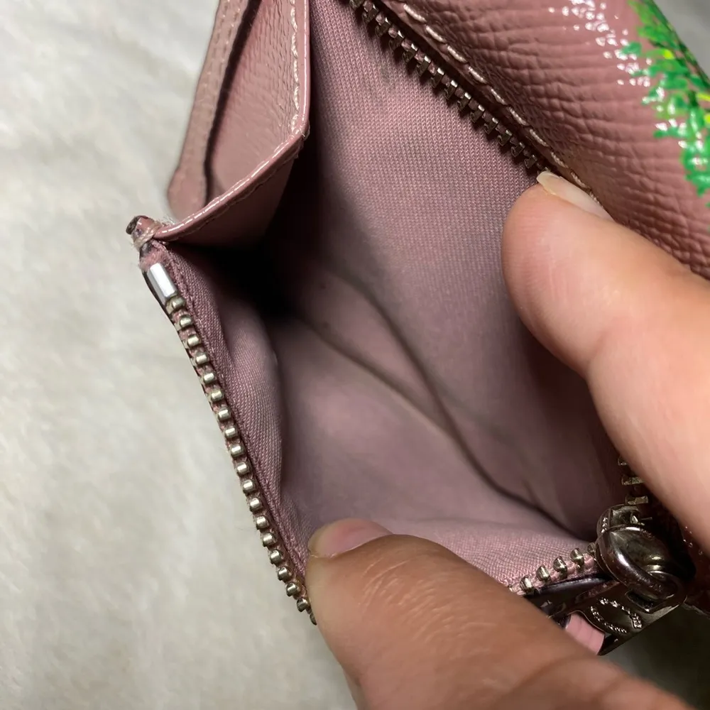 Berry Peacock Pink Leather Coach Sallet Hand Painted - Image 10