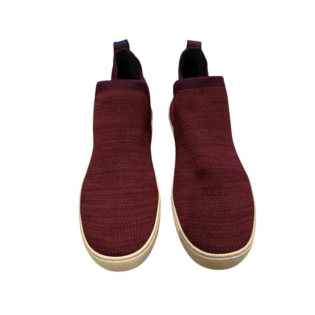 Rothy's Lattice Stitch Chelsea Berry Knit High Sneaker Discontinued, Sz 8 - Image 2