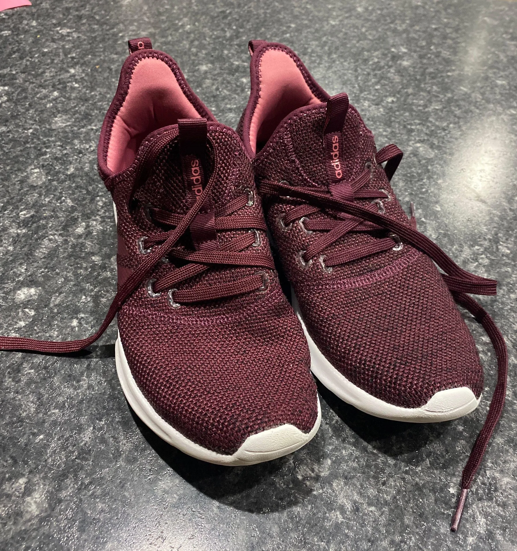 Maroon Cloudfoam Sneakers - Image 2