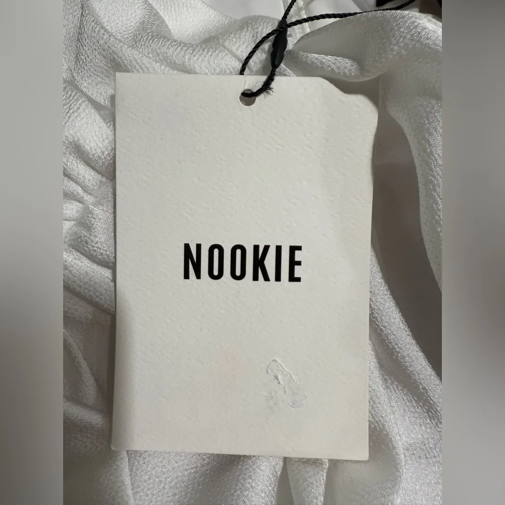 Nookie NWT  Cooper Mini Dress in White Sz‎ Medium $279 - Image 9