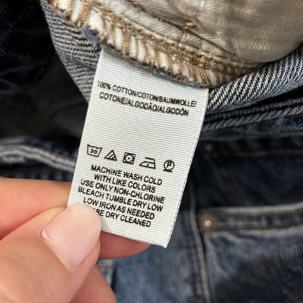 Free People We The Free Denim Skirt Size 27 - Image 7