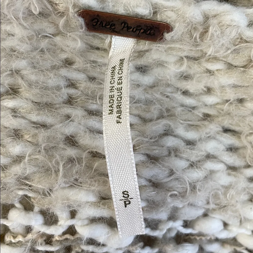 Free People Linus Stripe Pullover Sweater in a natural/cream - Image 6