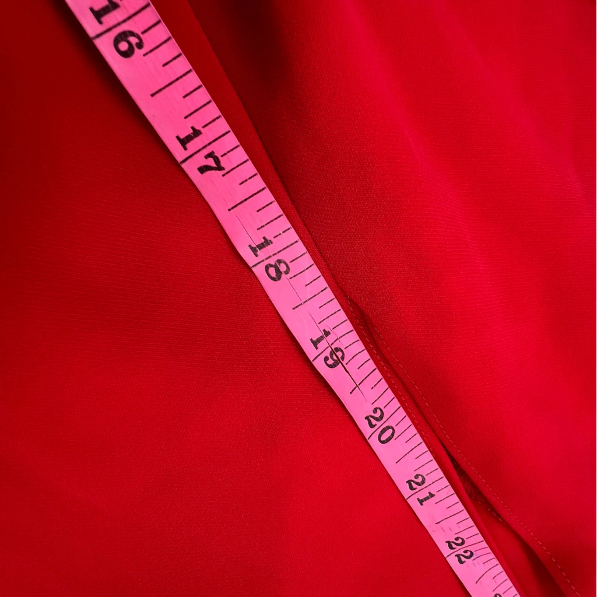 AMANDA UPRICHARD Mandy Midi Dress in Lipstick Red Strapless Sz L - Image 8