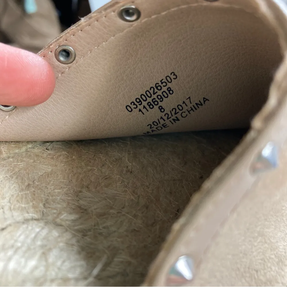 ASOS | Tan Studded Espadrille Strappy Sandals 8 - Image 4