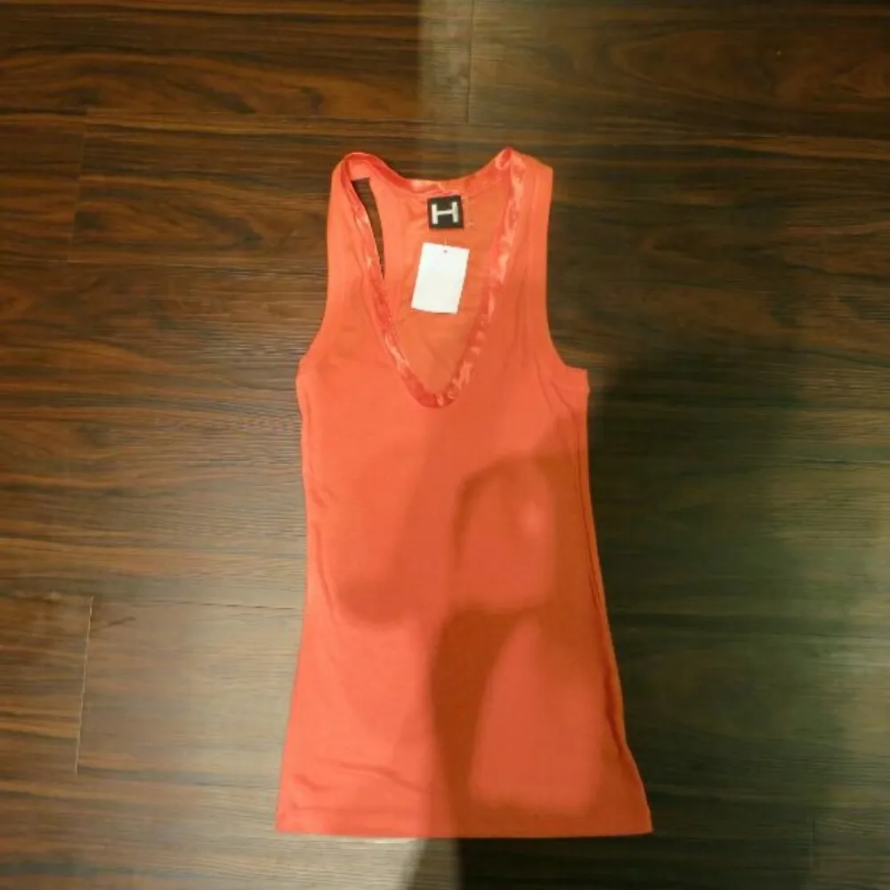 H by bordeux Orange sleeveless top. S - Image 4