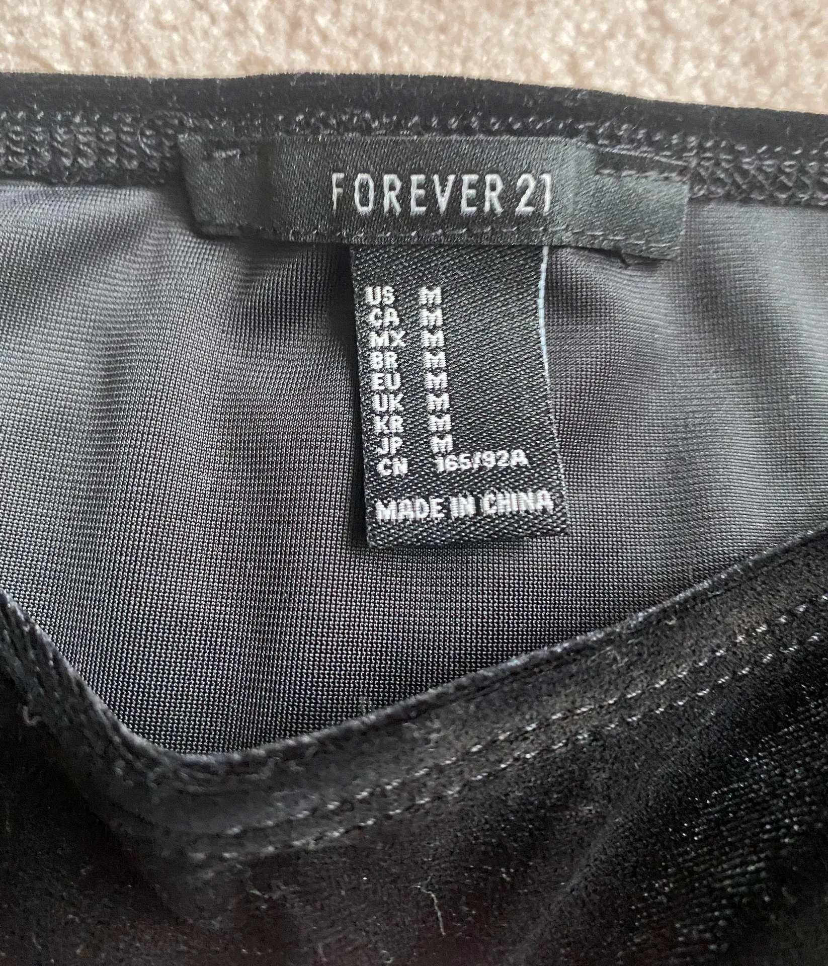 Forever 21 Velvet Top - Image 3