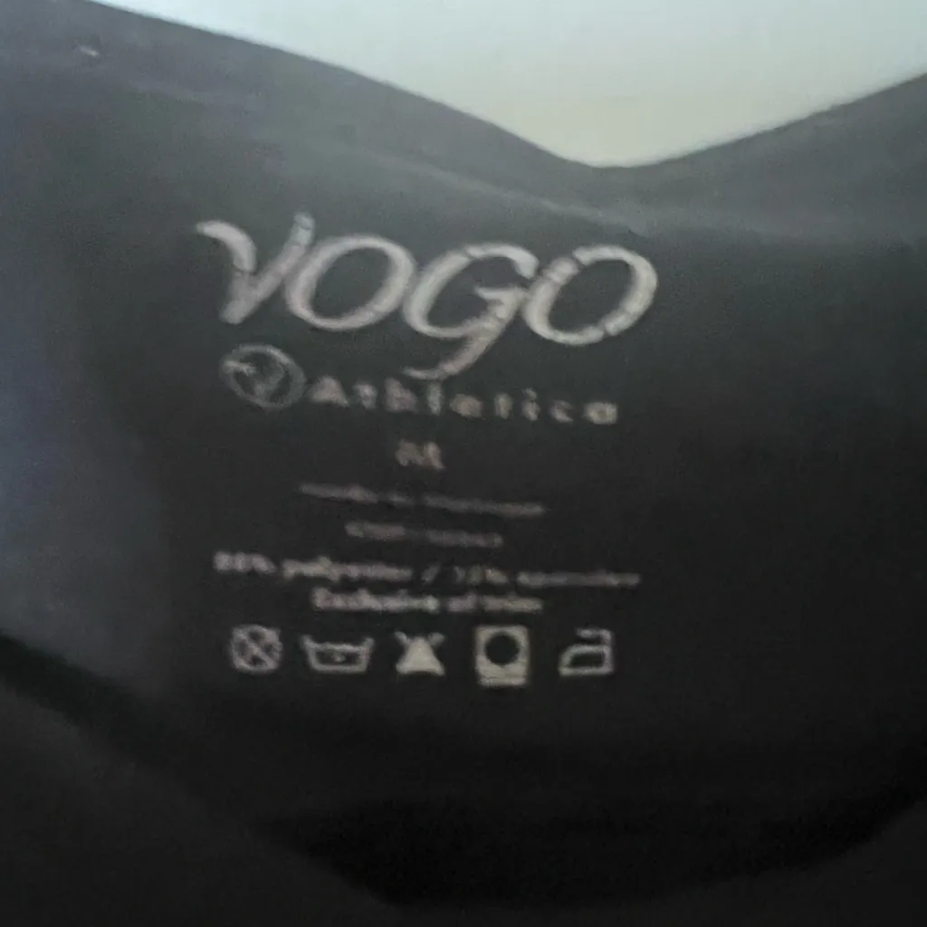 Vogo Athletica Black Leggings Size Medium - Image 4