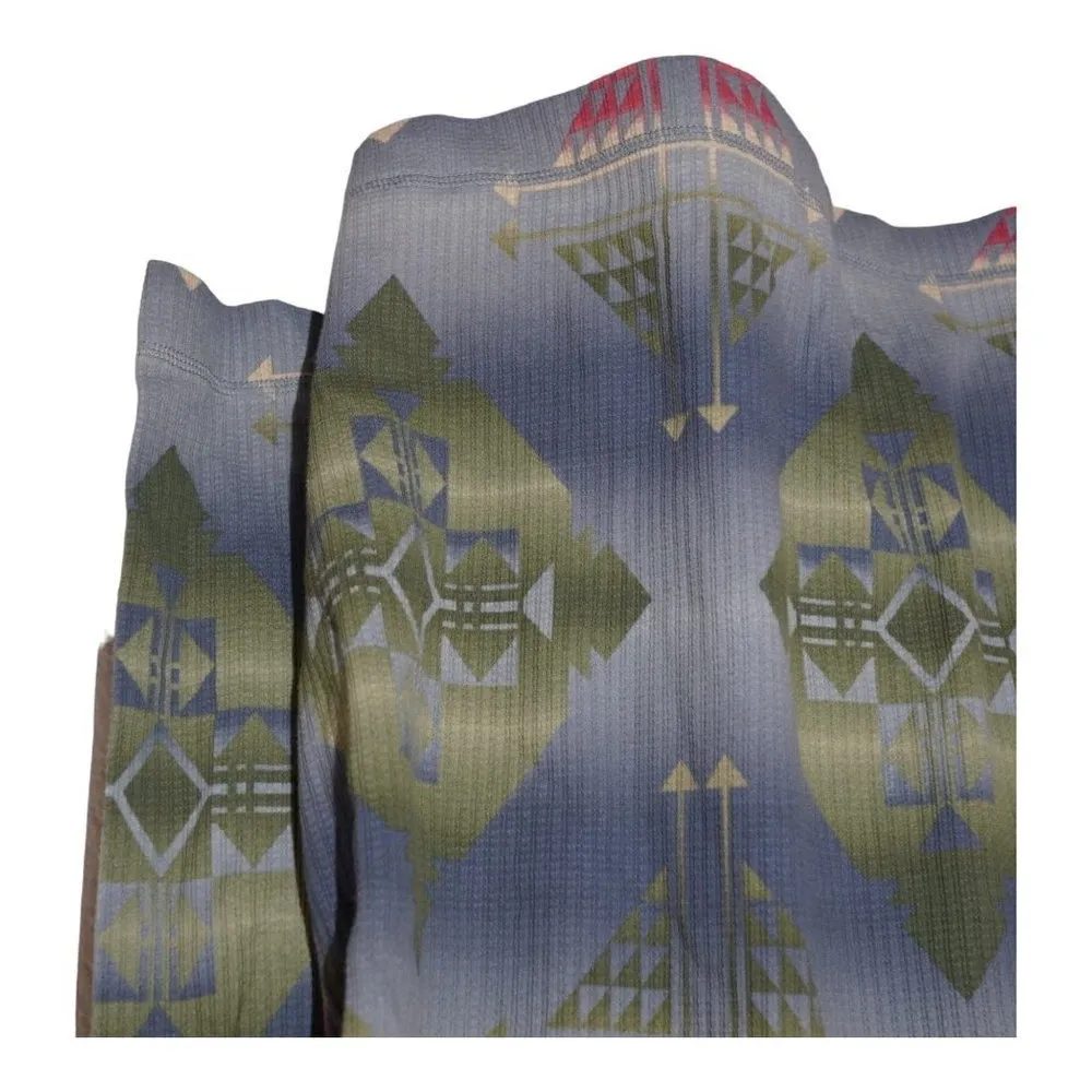 NWT‎ Chaps Hoodie Shirt Womens Aztec Tribal Print Thermal Weave Large - Image 6