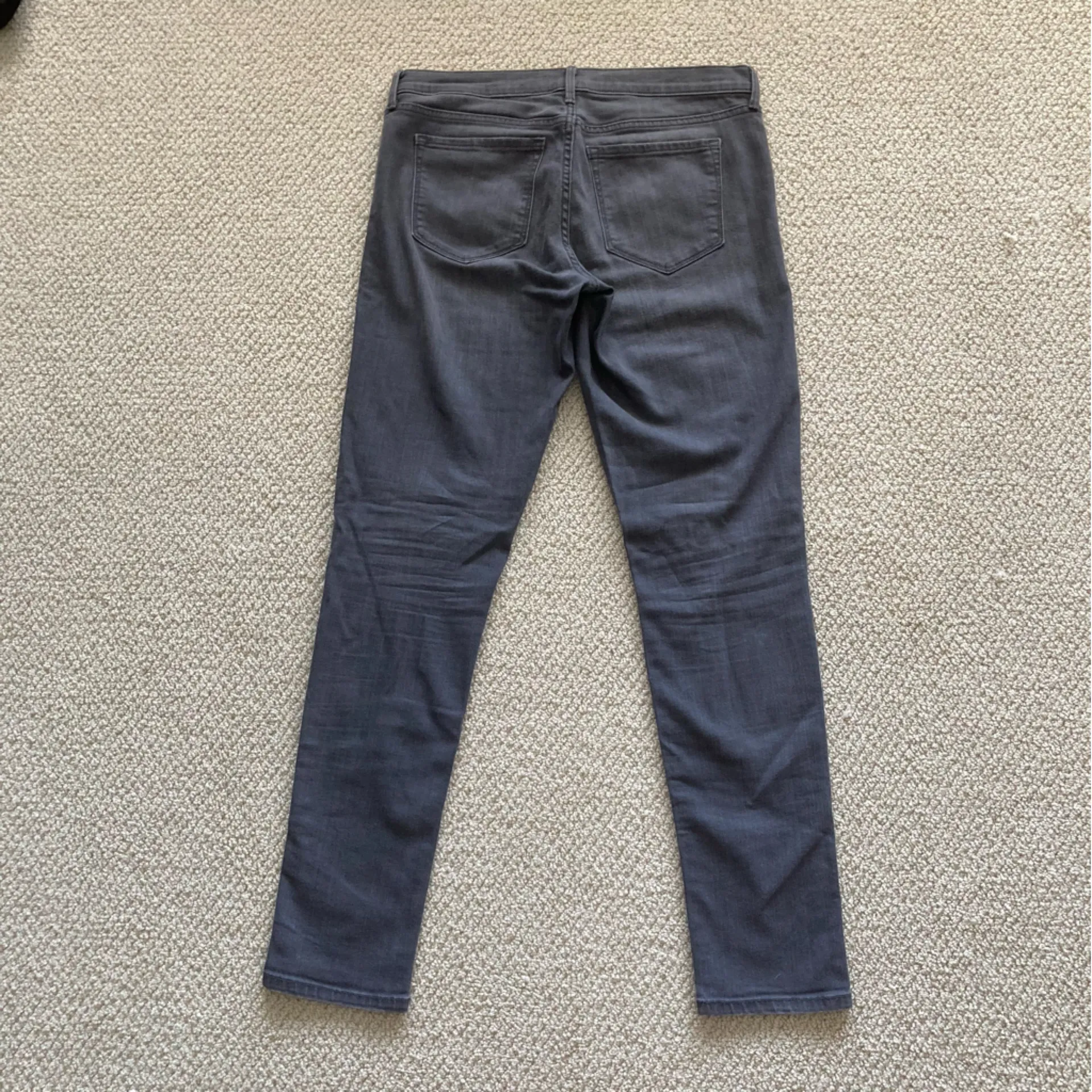Banana Republic Dark Grey Skinny Jeans Pants Size 29 Stretch Premium Denim EUC - Image 10