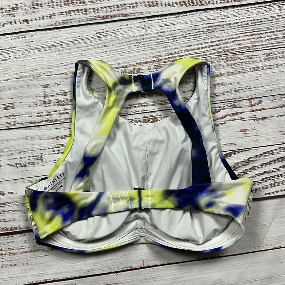 Athleta tie dye high neck bikini top size 32B/C - Image 3