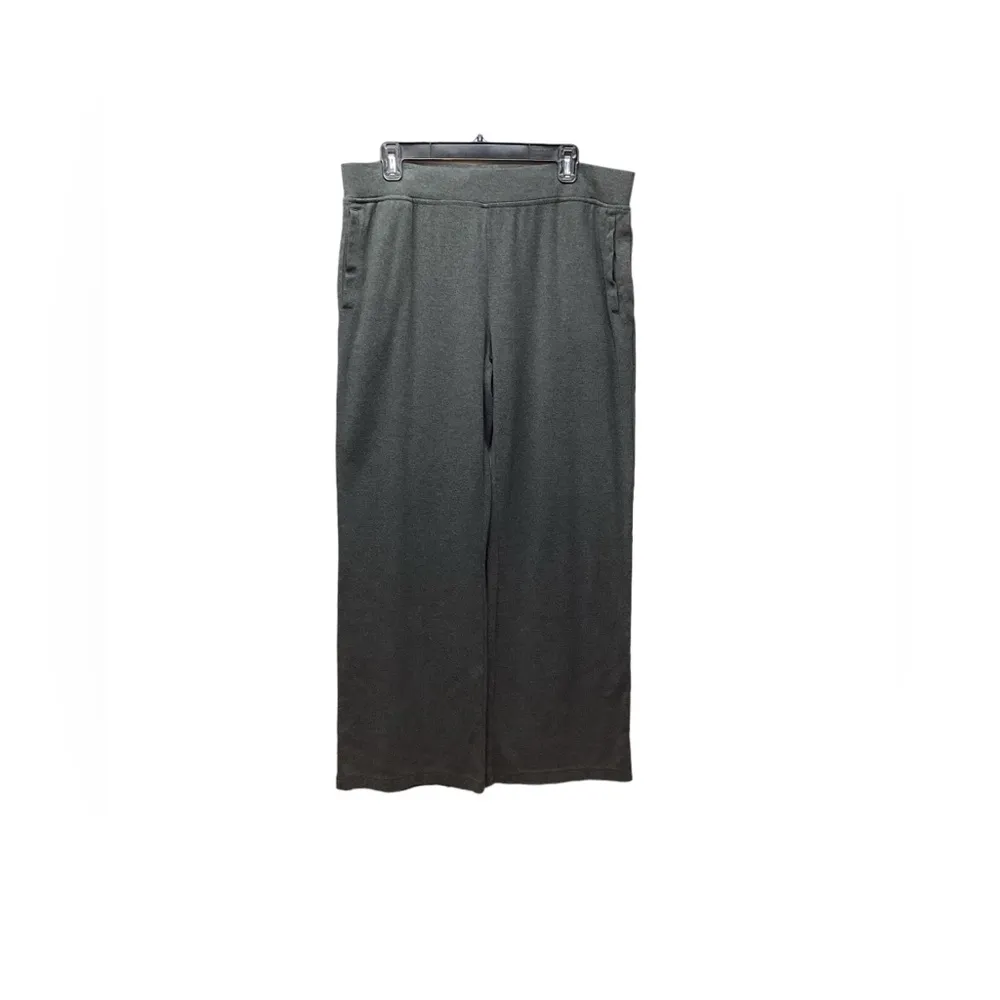 Lauren Ralph Lauren. Knit pull on pants. Charcoal gray. Size Large Gray - Image 14