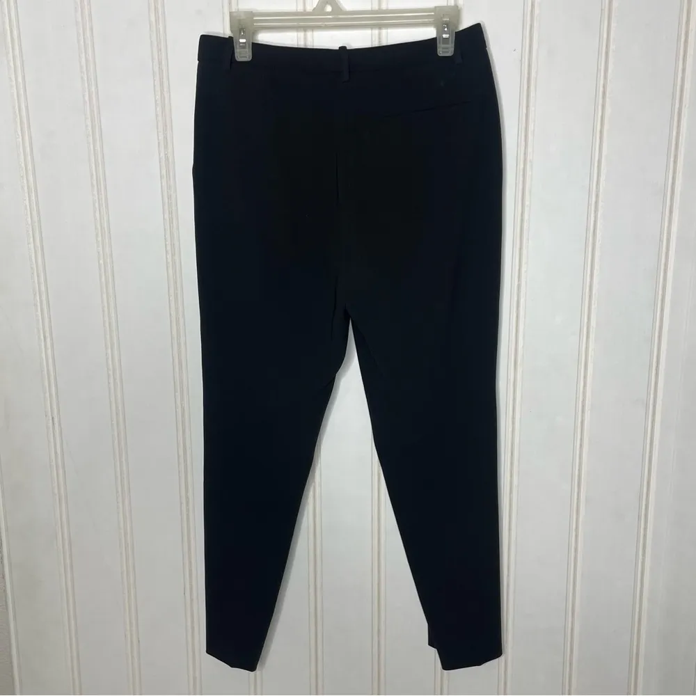 Theory Cropped Theory Admiral Crepe Pants Trousers Sz 6 Black 297 - Image 8