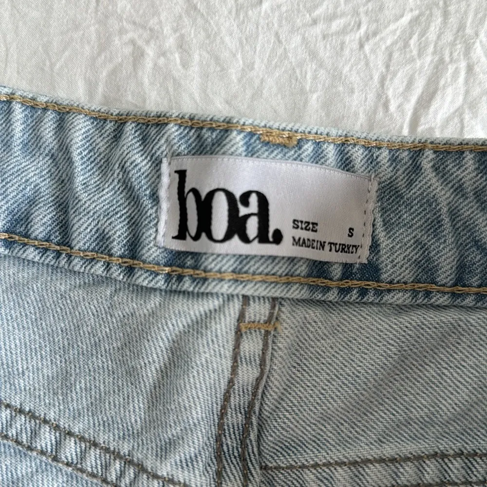 BOA Straight Leg High Rise Jeans Blue - Image 3
