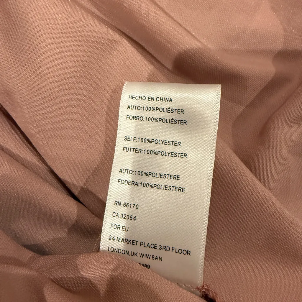 Urban Outfitters Velvet Sleeveless Top in Dusty Rose/Pink - Image 5