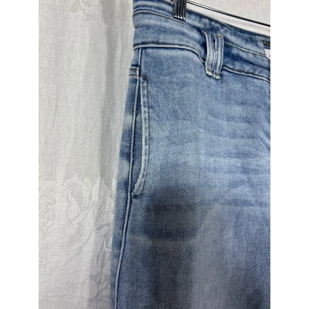 KanCan Jeans 9 28 Bootcut Button Fly Light Wash Blue Denim - Image 4