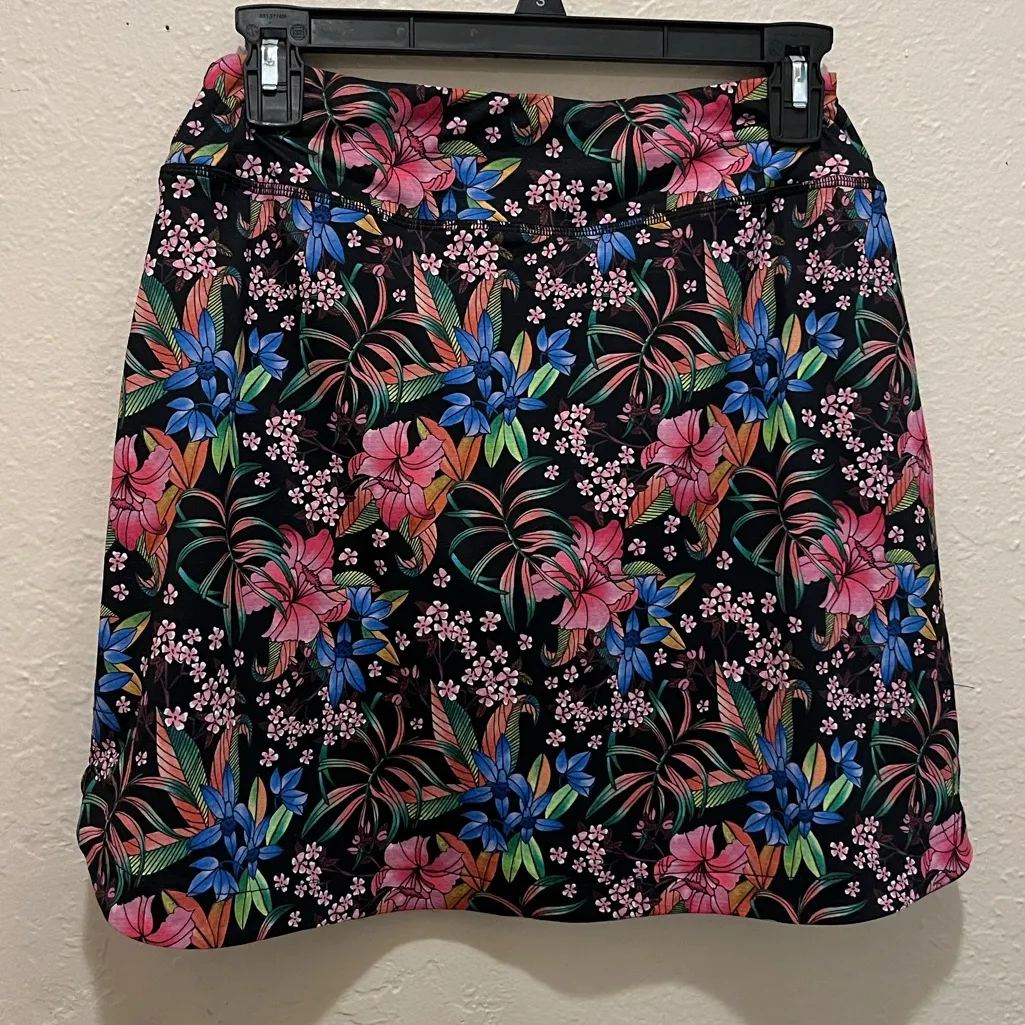 Tropical Floral Skort X by Gottex Midnight Garden Gottex Athletic Skort - Image 4