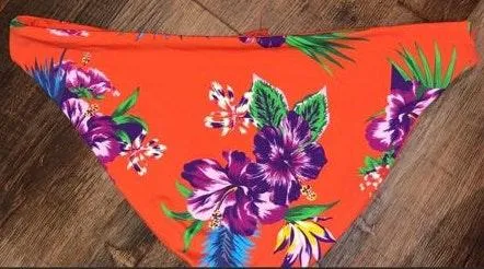 Orange Tropical Bikini Set Size M - Image 2