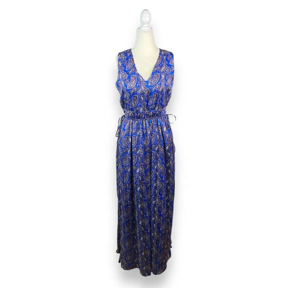 Banana Republic Indigo Paisley Maxi Dress - Image 4