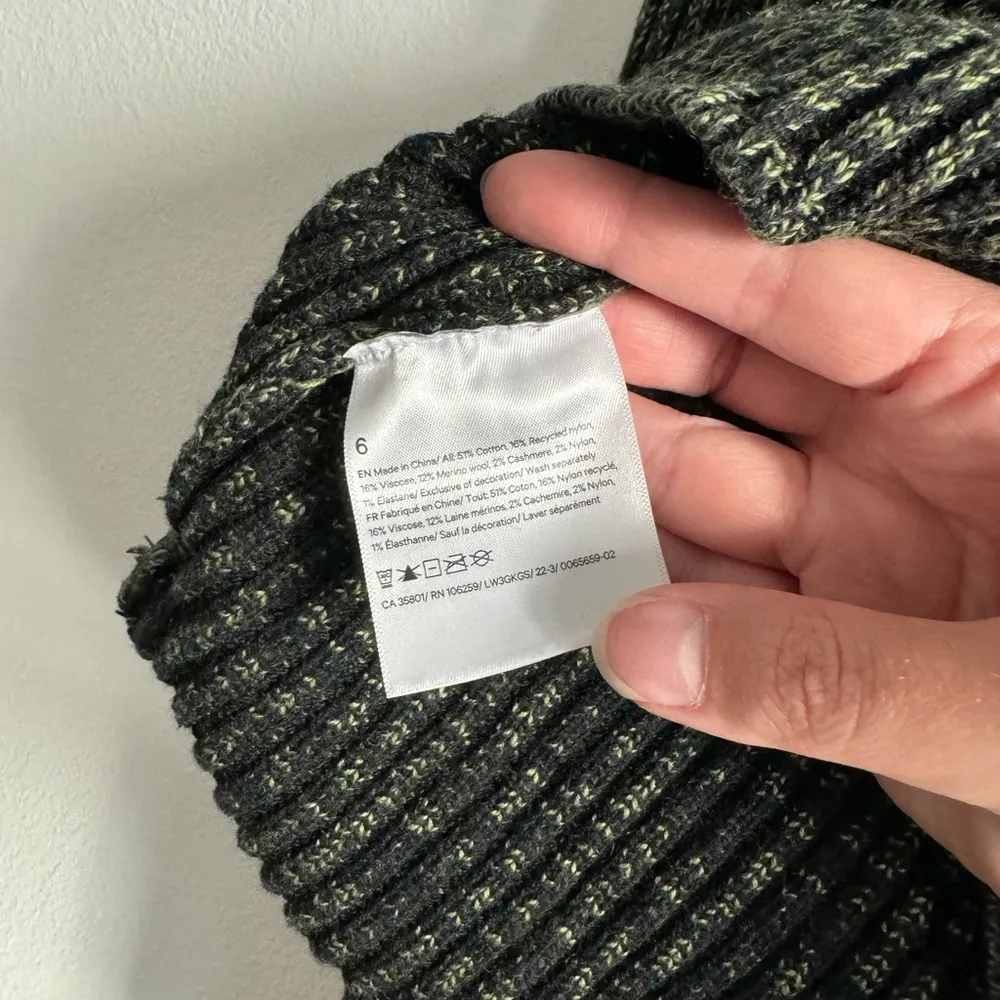 Lululemon  Cotton Cashmere Blend Mock Neck Sweater 6 - Image 4