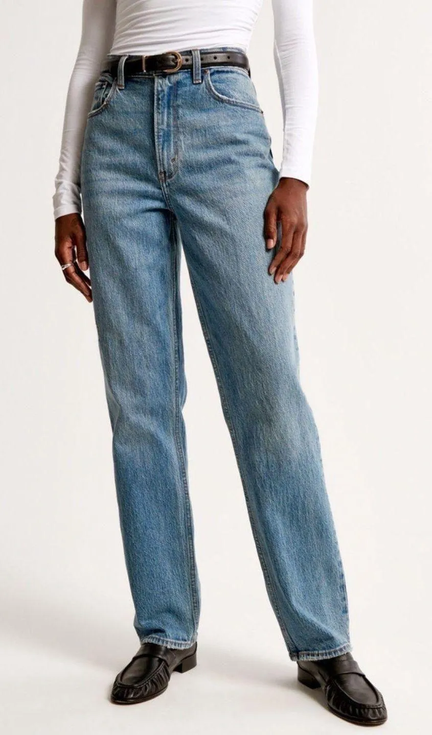 90s Straight Ultra High Rise Jeans - Image 2