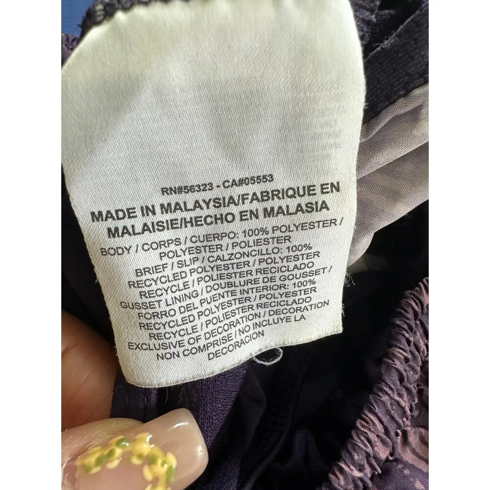 Nike Dri-Fit Women's Purple Brief-Lined 10K Running Runner Athletic Shorts S - Image 5