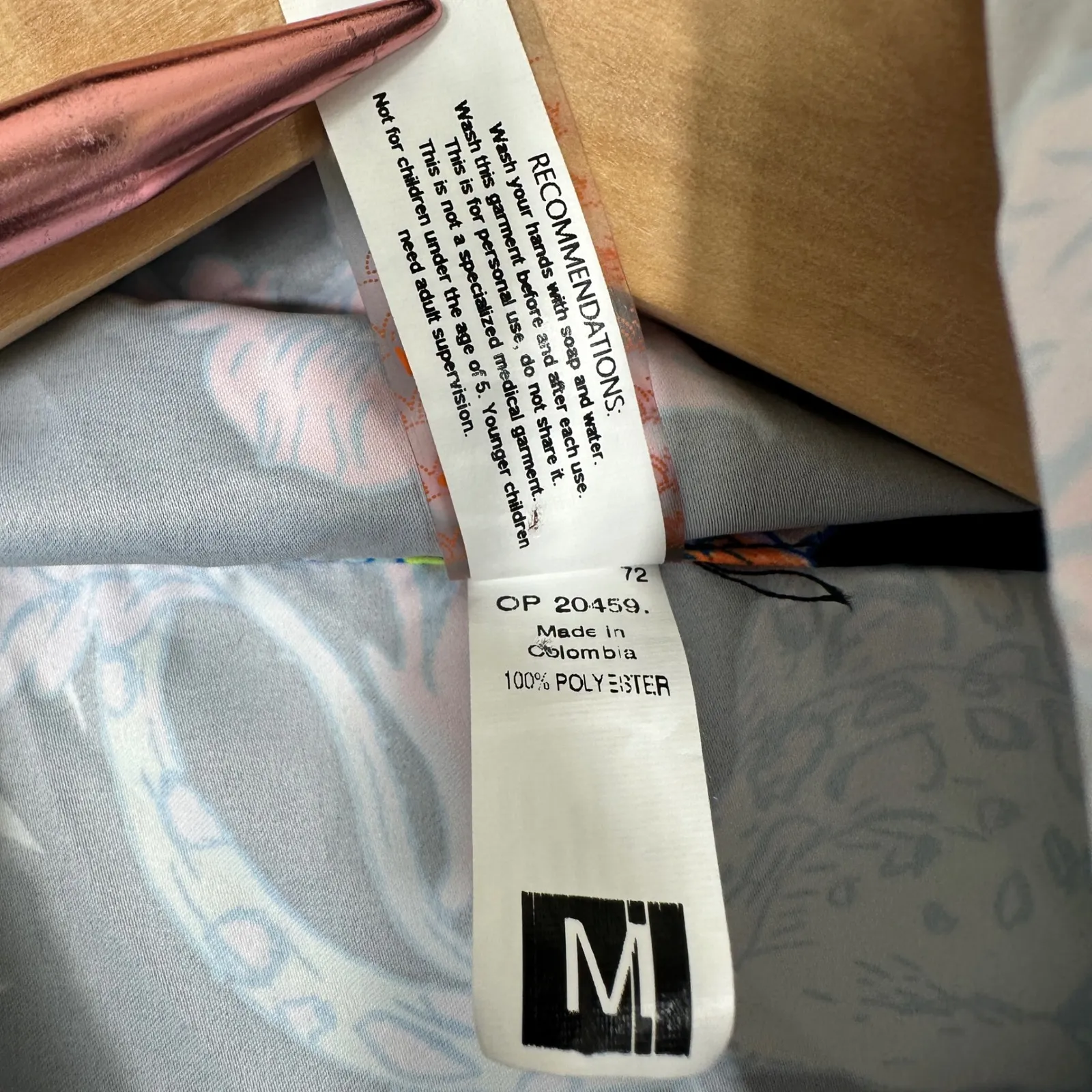 Maaji Jacket Protective Vibrant Monkey Leopard Floral Print Lightweight Hooded - Image 7