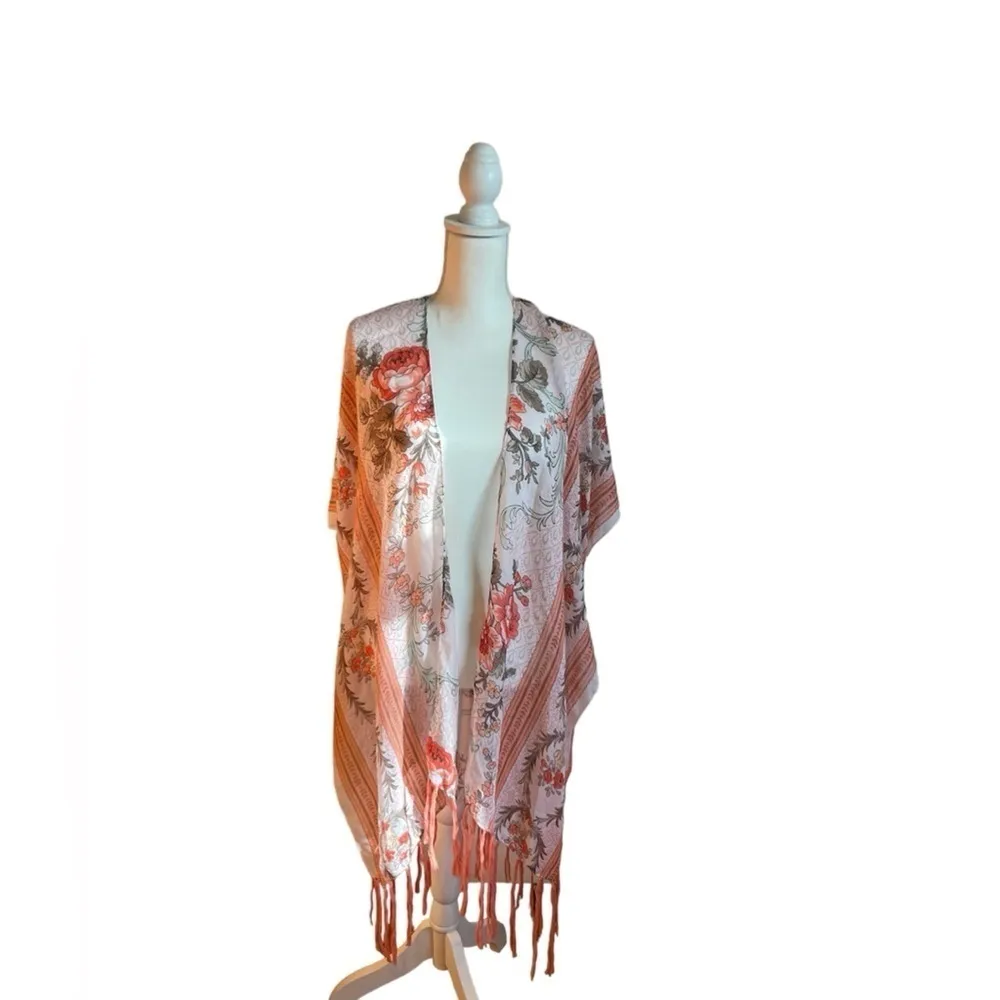 Alchemy Thread Floral Kimono Boho Bohemian Pink Size undefined - Image 2