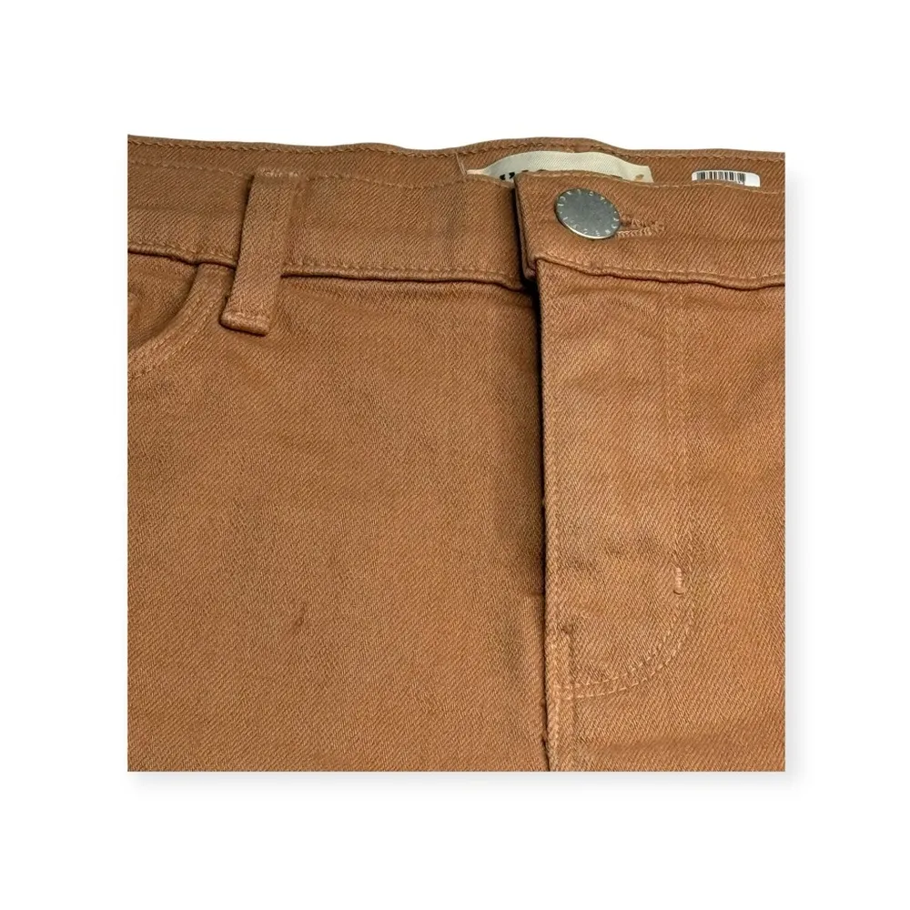 new L'Agence ☀︎︎ Audrey Mid Rise Denim Cutoff Shorts ☀︎︎ Dark Camel Brown ☀︎︎ 28 - Image 12