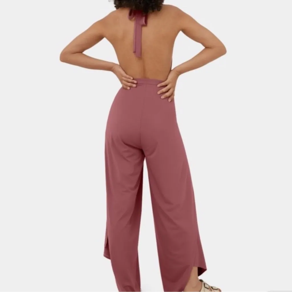 Halara 2-Ways-To-Wear Jumpsuit & Palazzo Pants NWT Tapshoe Black - Image 9