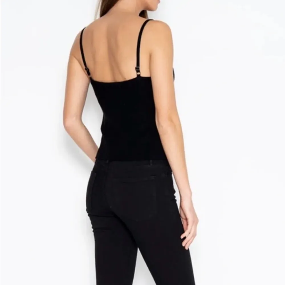 One Grey Day NWT Sterling Cami size SMALL Black - Image 2