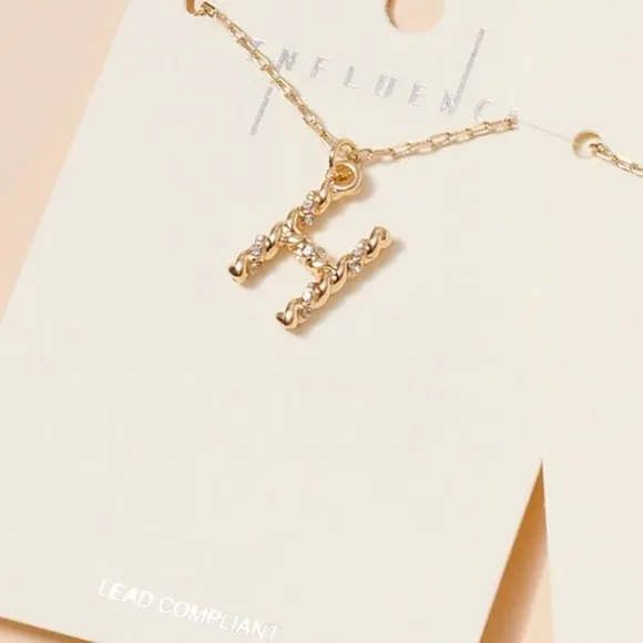 LETTER "H" NECKLACE - Image 9