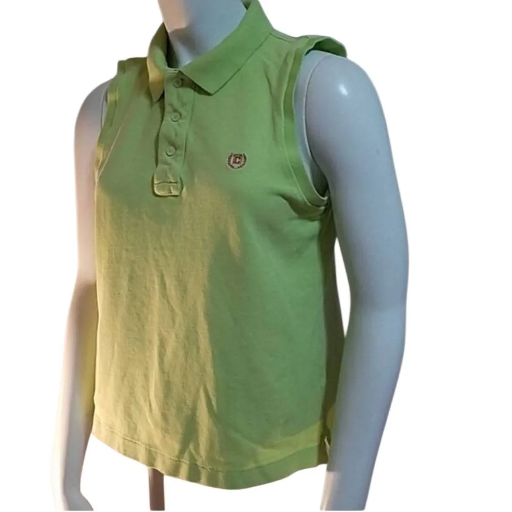 Chaps Green Polo Cotton Tank Top (Medium) - Image 2