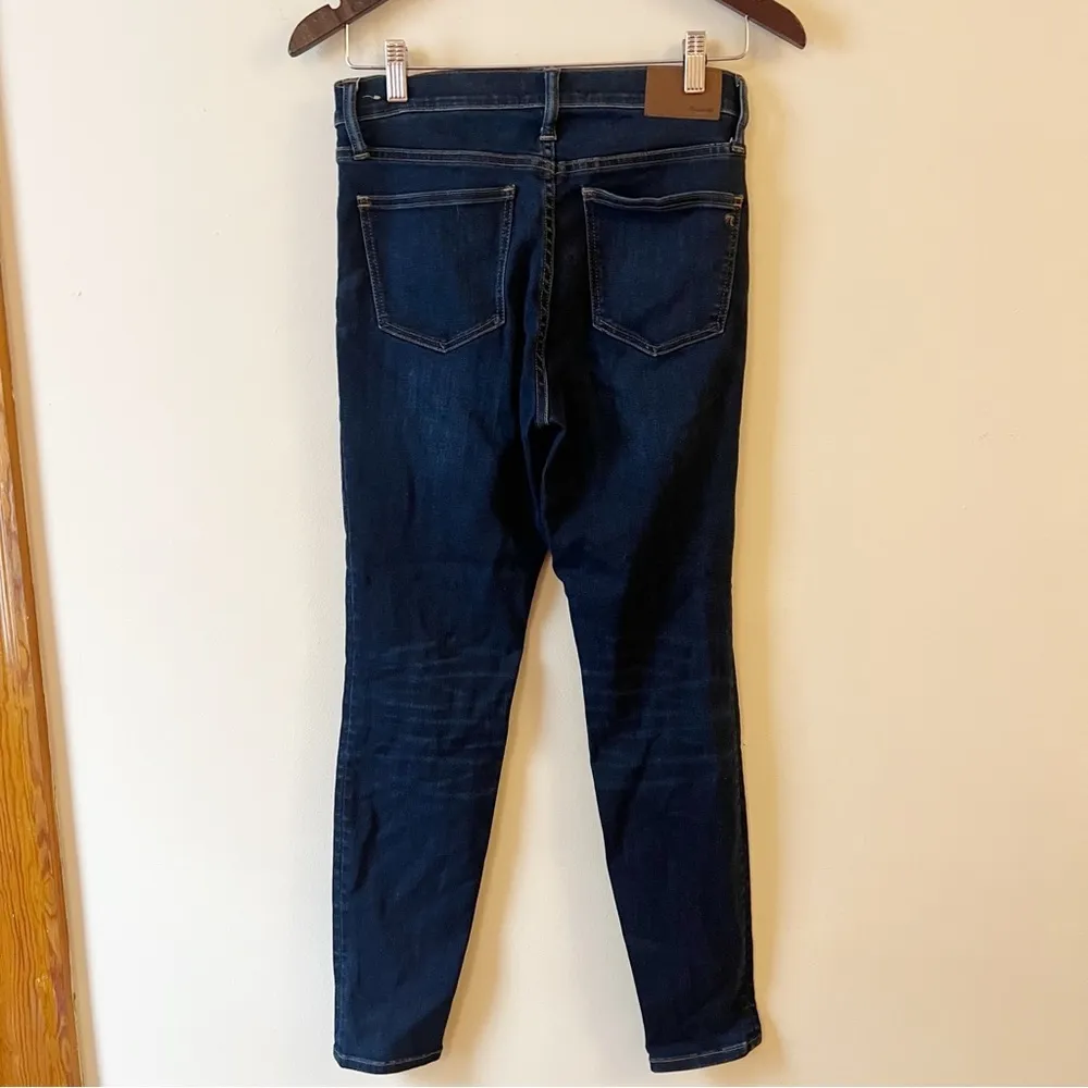 Madewell 9" Mid-Rise Skinny Jeans in Larkspur Wash Tencel Denim Edition Size 27 - Image 5
