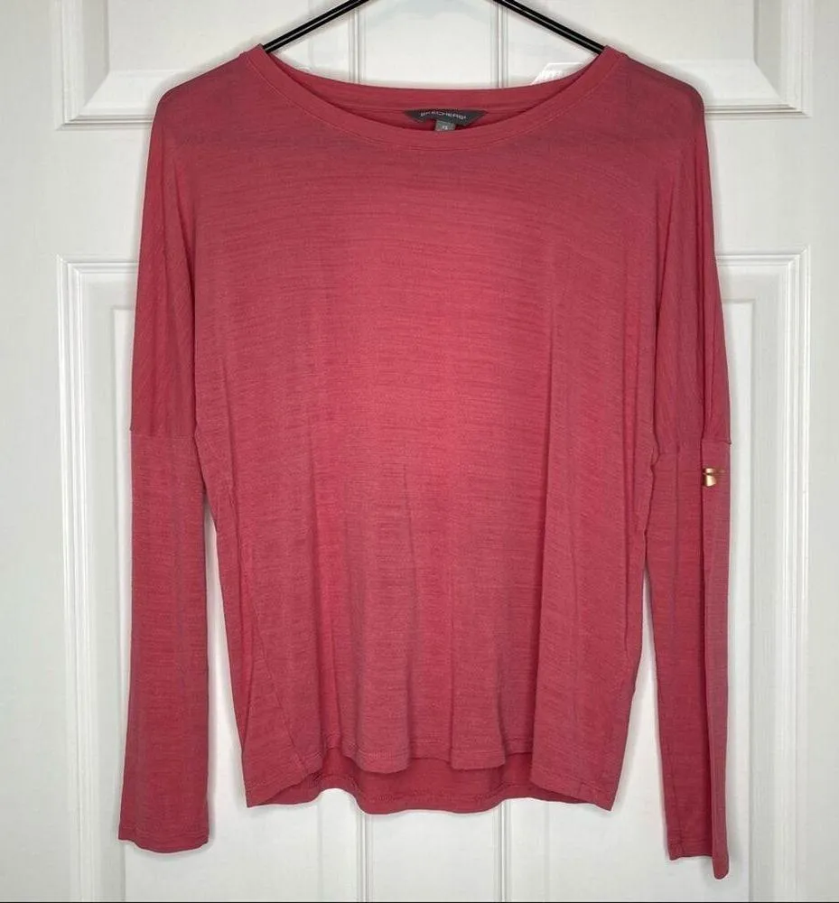 SKECHERS PERFORMANCE Women’s 3/4 Long Sleeve Backless Workout Tee Shirt XS - Image 6