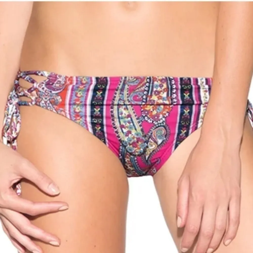 Lucky Brand NWOT  🌴  Multi Paisley Bikini Bottoms - Image 6