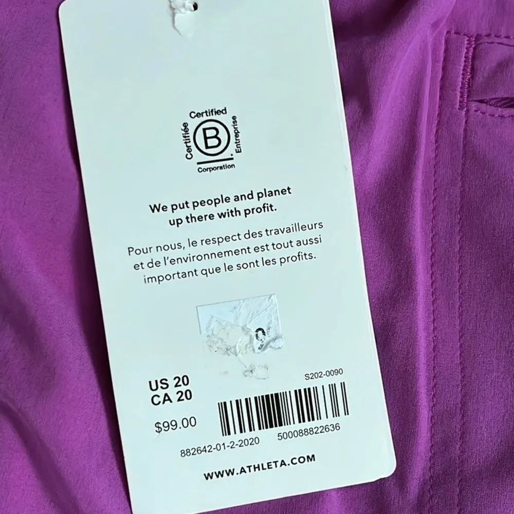 NWT Athleta Brooklyn Heights Vienna Pants - Jazzy Purple - Image 6